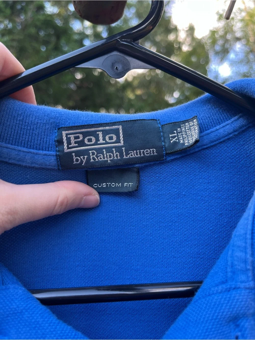 Polo by Ralph Lauren Bright Blue Short-Sleeve Polo with Red Pony